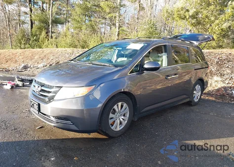 2014 Honda Odyssey Ex-L z USA, uszkodzony, nr VIN 5FNRL5H67EB009341